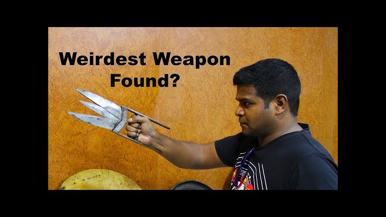 Ancient Scissor Knife (Katar) - Weird Weapons of India | Hindu Temple |