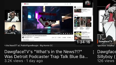 Big homieCC DawgfaceTv Juan-o Traptalkblue Public Figure Boogie tv Detroit/Chicago