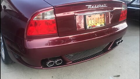 Maserati gransport high revs #Burgundy-color