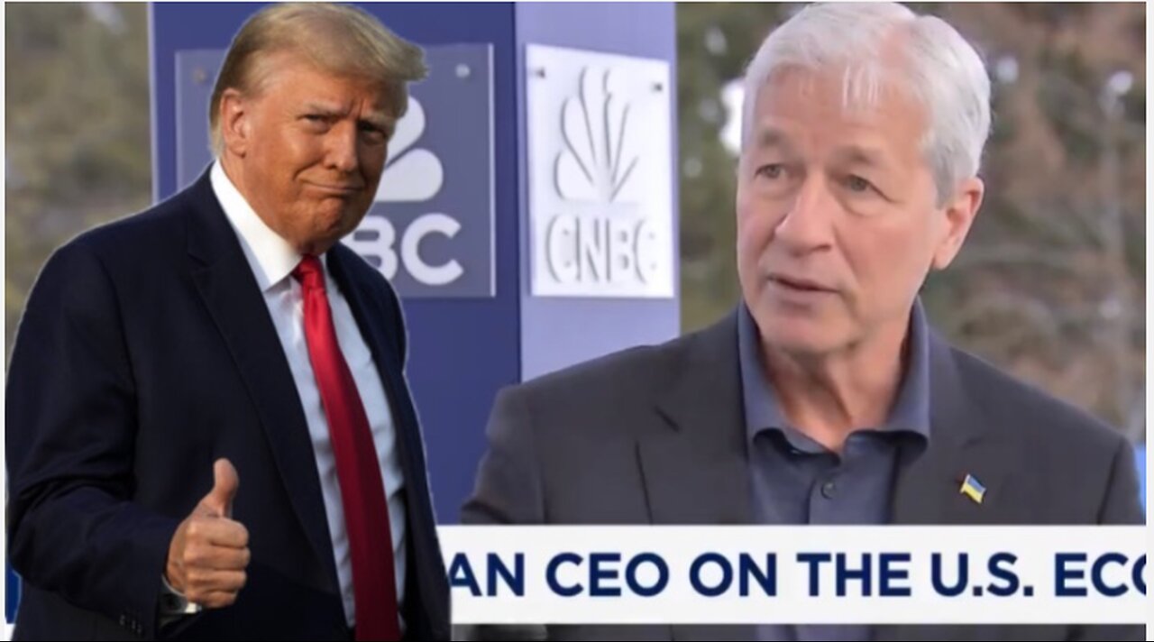 JP Morgan CEO Says Trump Was Right On Liberal CNBC!