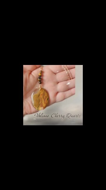 Volcano Cherry Quartz www.creationsbynatureca.com
