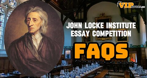 John Locke Essay Competition FAQs