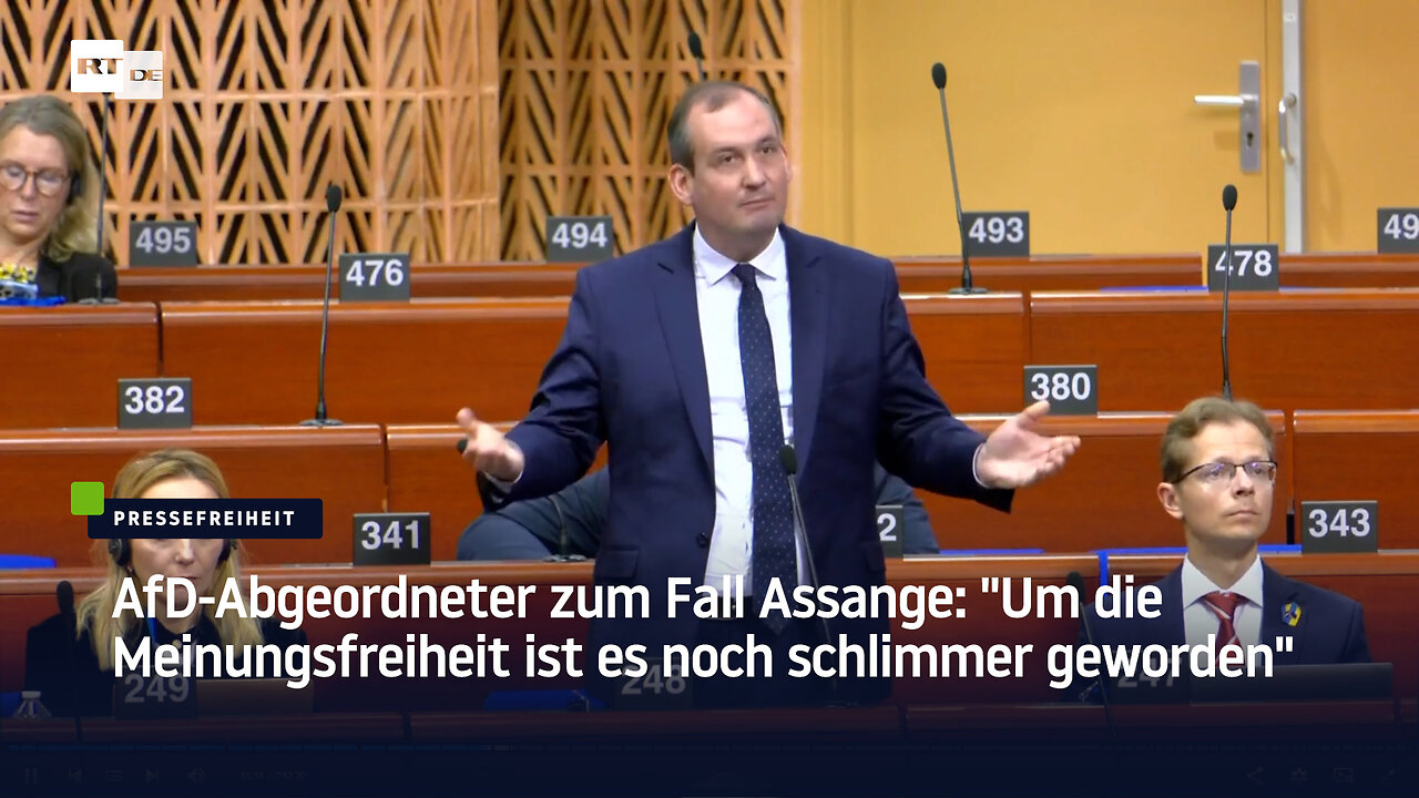 AfD-Abgeordneter zum Fall Assange: "Um die Meinungsfreiheit ist es noch schlimmer geworden"