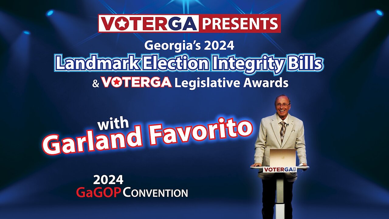 2024 Landmark Election Integrity Legislation & VoterGA Legislative Awards