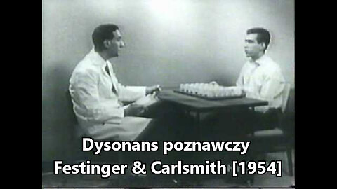 Dysonans poznawczy - Festinger i Carlsmith [1954]