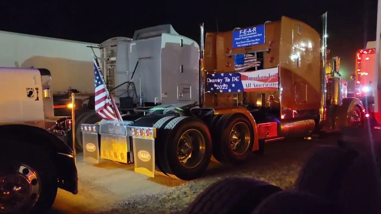 Walk around 7 3-4-2022 Peoples Convoy Trucker Convoy Freedom Convoy
