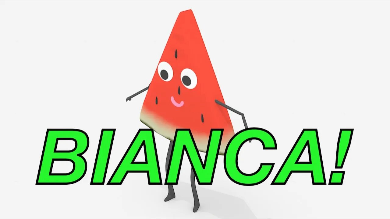 Happy Birthday BIANCA! - WATERMELON Birthday Song