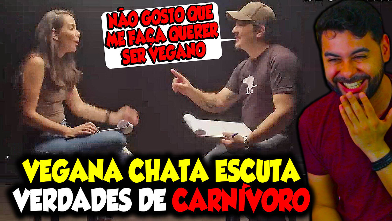 VEGANA CHATA ESCUTA VERDADES DE CARNÍVORO E FICA SEM CHÃO