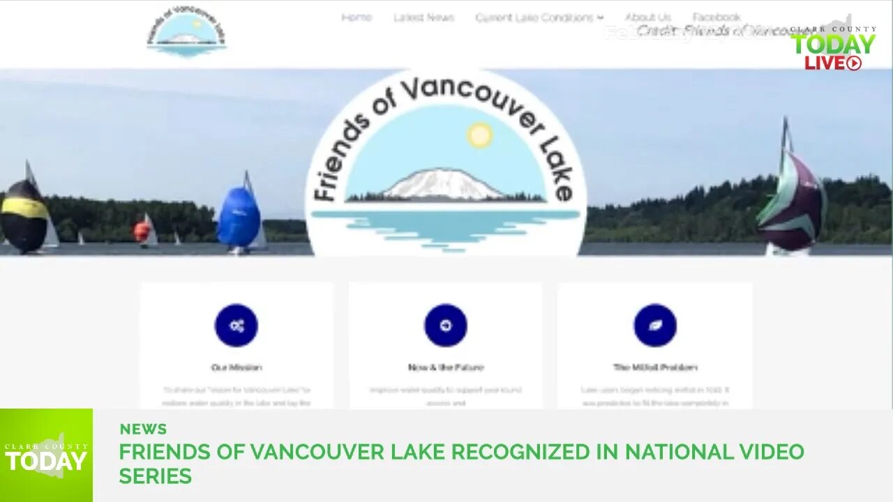 Friends of Vancouver Lake recognized in national video series