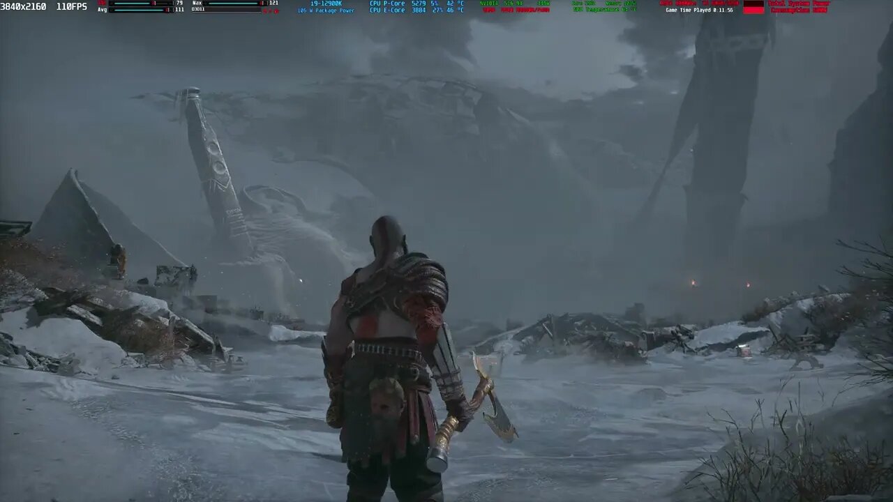 God of War PC RtX 3090 12900k 5300Mhz