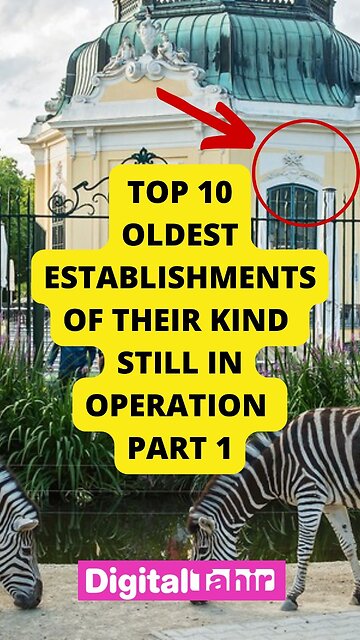 Top 10 Oldest Establishments of Their Kind Still in Operation Part 1