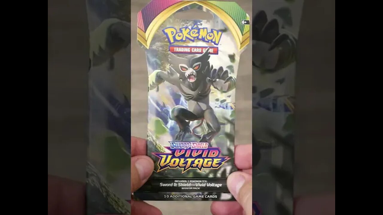 #SHORTS Unboxing a Random Pack of Pokemon Cards 081