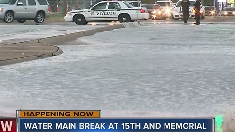 Watermain Break Closes Memorial From 15th to 21st