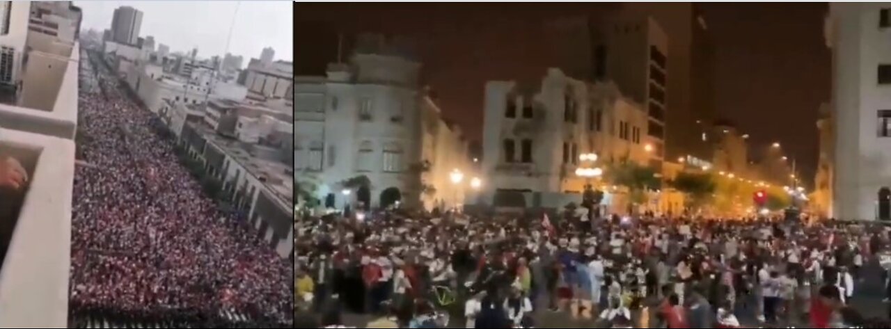 Peru - when Inflation gets bad and Govt is corrupt, people WILL Revolt