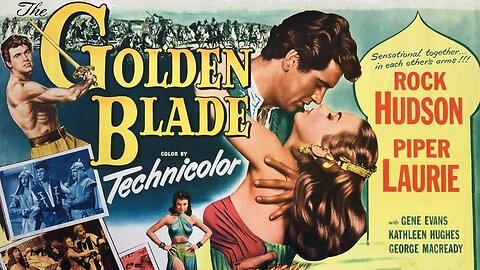 The Golden Blade (1953) Rock Hudson, Piper Laurie, Gene Evans