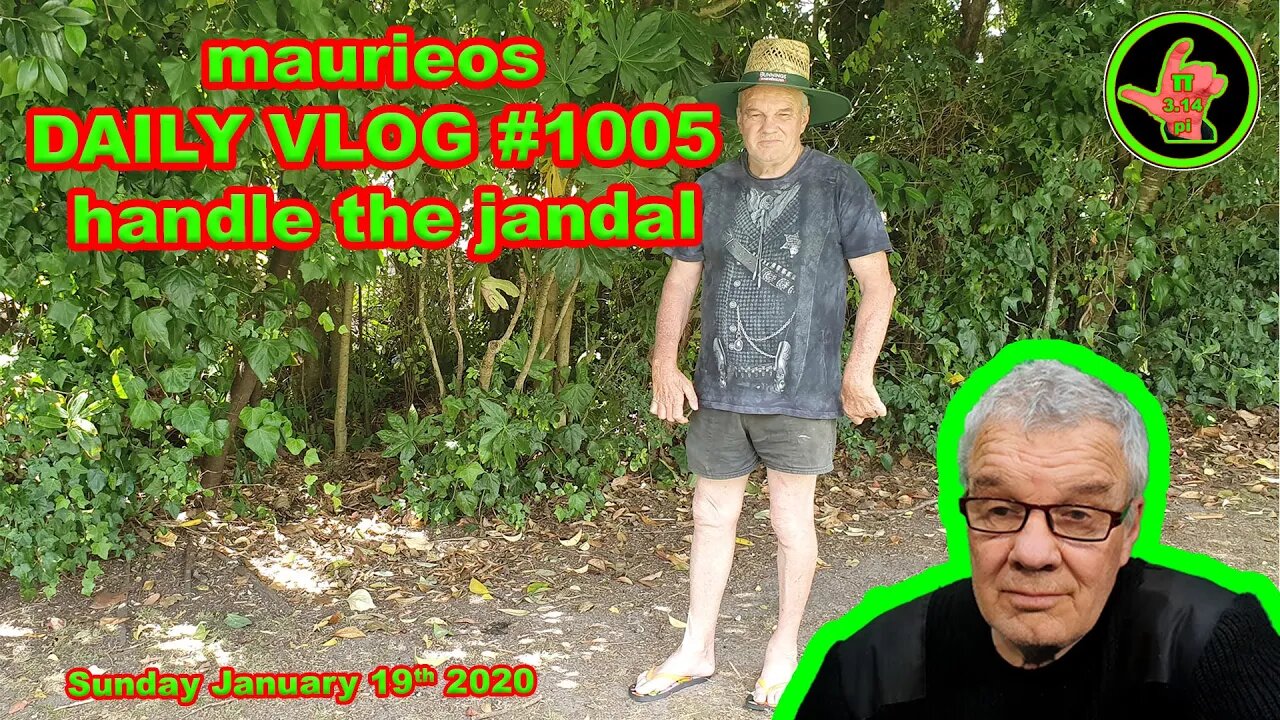 maurieos DAILY VLOG #1005 handle the jandal
