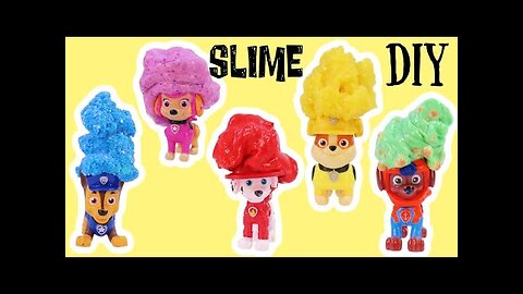 Paw Patrol Slime DIY for Chase, Skye & Marshall