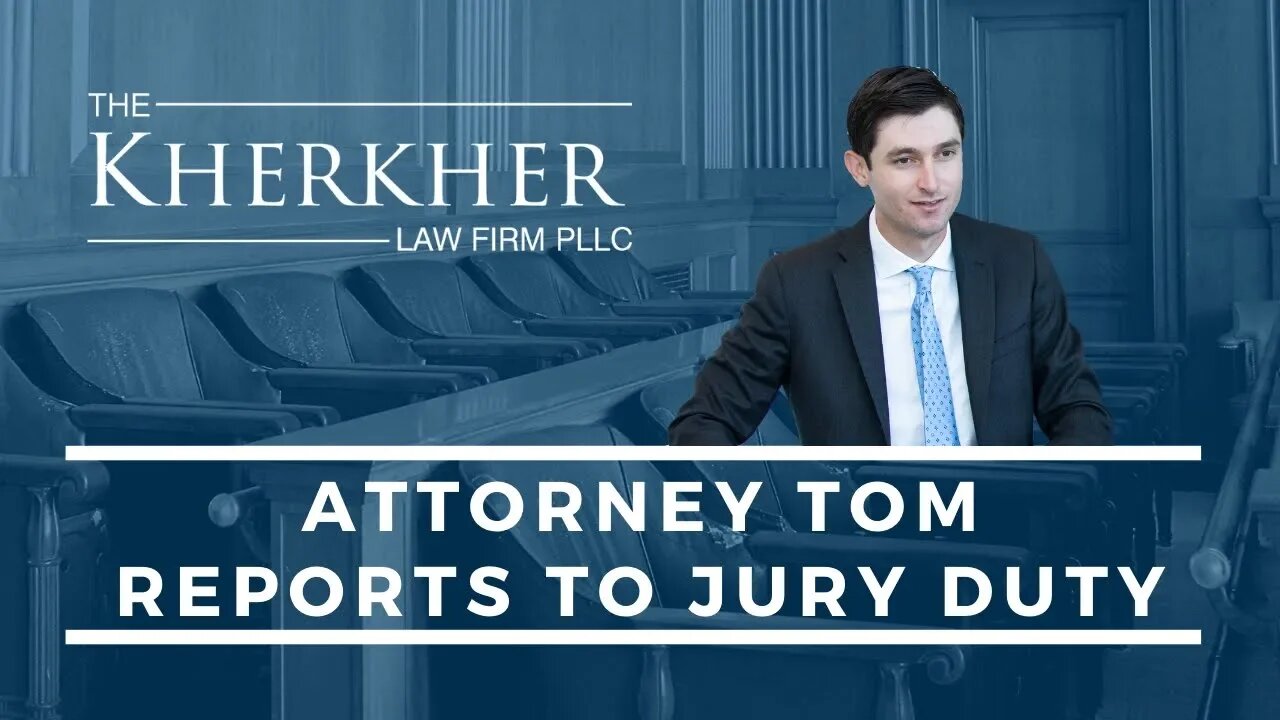 WHAT TO EXPECT AT JURY DUTY | ATTORNEY TOM REPORTS FOR JURY SERVICE | COMMON JURY DUTY QUESTIONS =