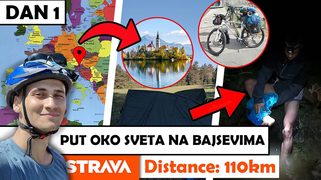 Evropa na bajsevima bez para - Paradajz Turisti - DAN 1
