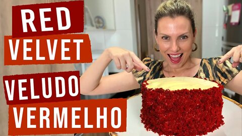 BOLO RED VELVET | VELUDO VERMELHO