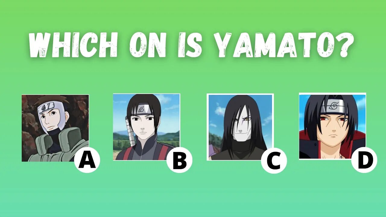 NARUTO CHARACTER QUIZ 💥 30 CHARACTERS ✨ GUESS THE NARUTO CHARACTER