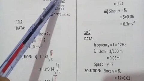 Physics 10th Lecture #11 UNIT #10 Numerical #1 to 5