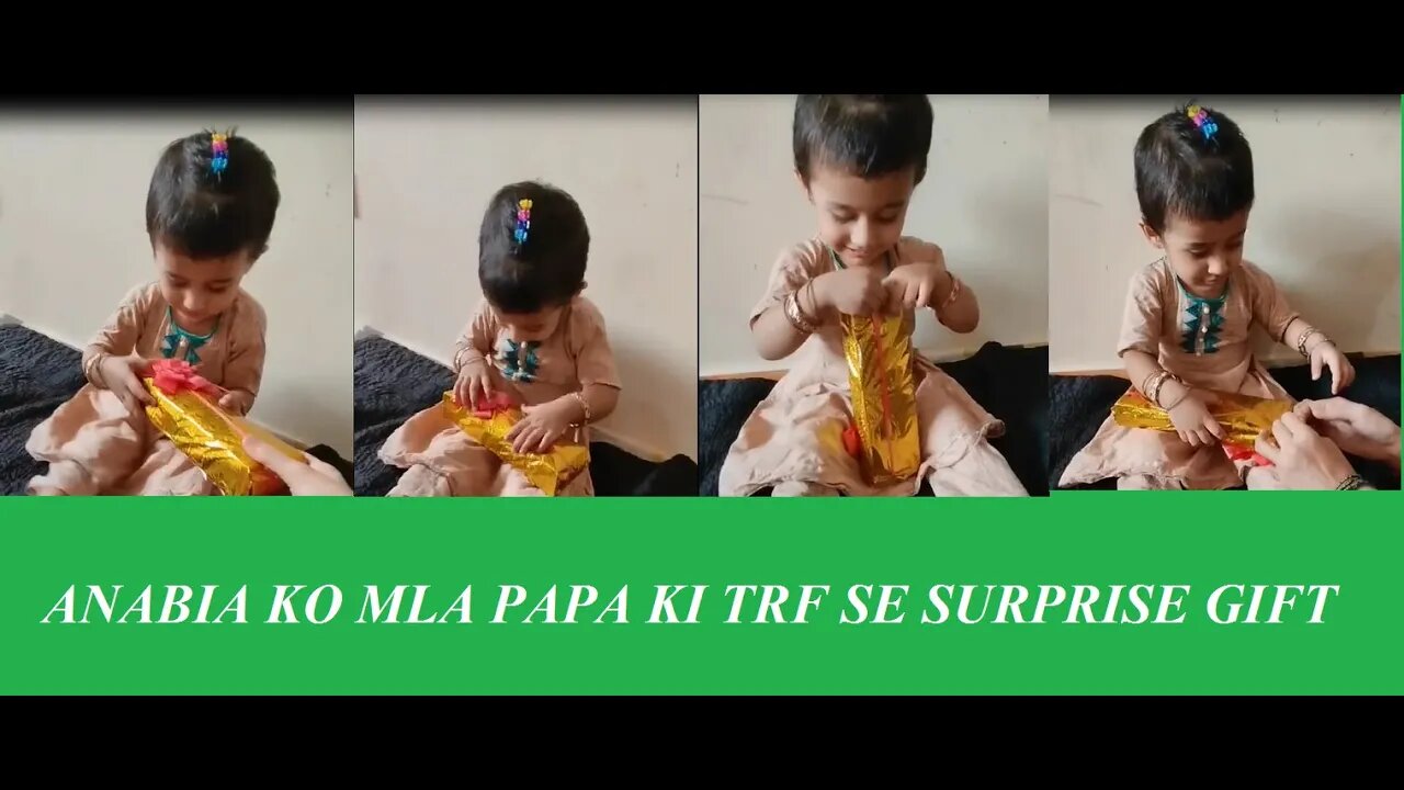 ANABIA KO MLA PAPA KI TRF SE SURPRISE GIFT || ANABIA WITH MUMMA||