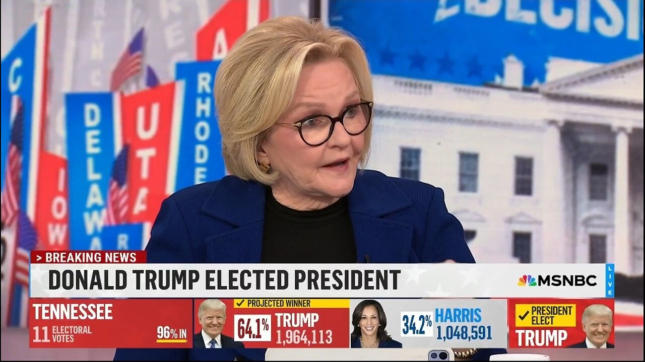 Claire McCaskill Blames Kamala's Loss On Fear and Anger