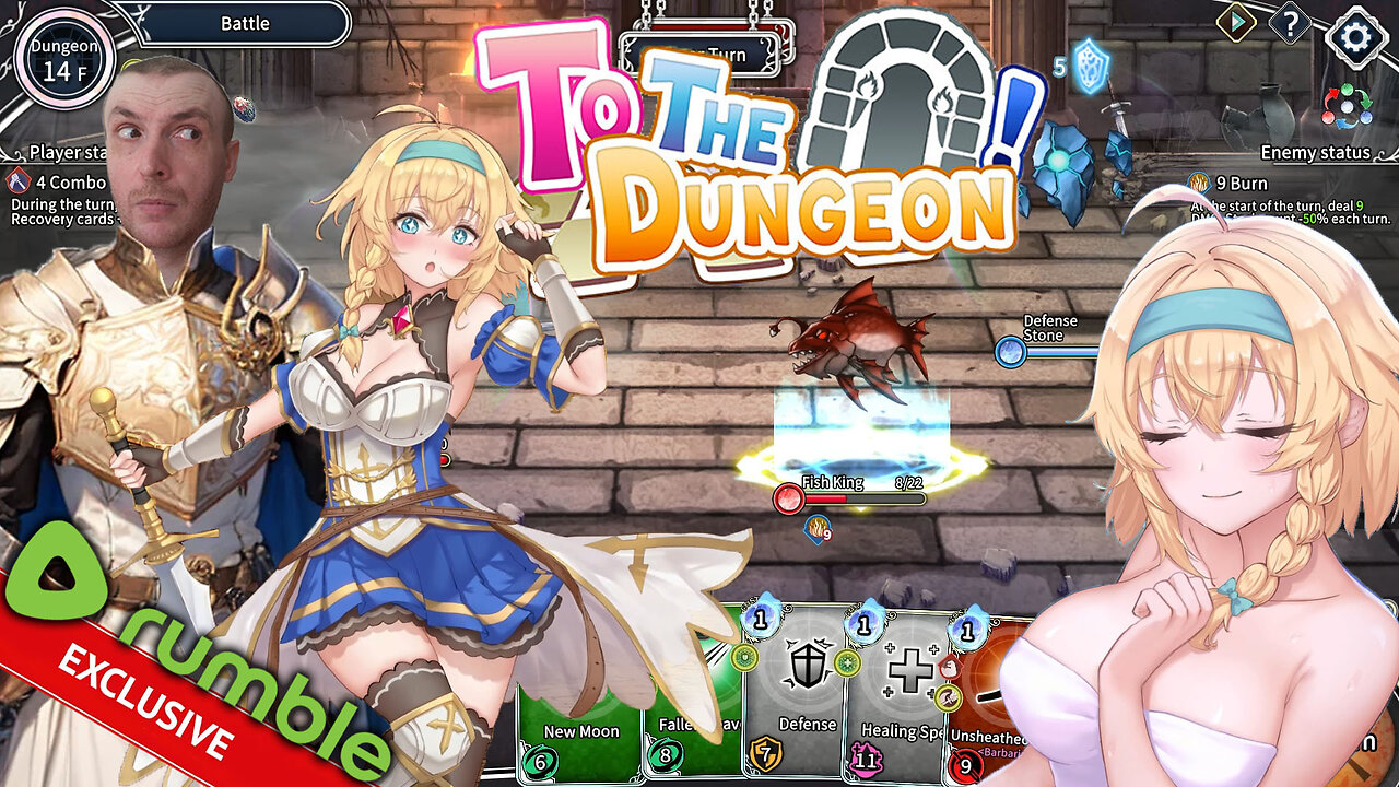 To the Dungeon! - Trapped In An Anime Fantasy Game (Deck-Building Roguelike Adventure)