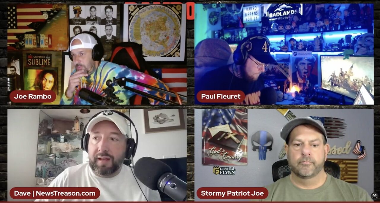 Dave, Absolute1776, Stormy Patriot Joe on Rambo & Frens 11-21-24