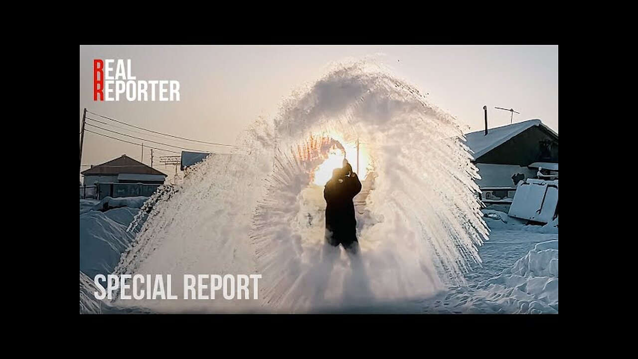 Water freezes INSTANTLY. Everyday life in the coldest place on Earth, Oymyakon