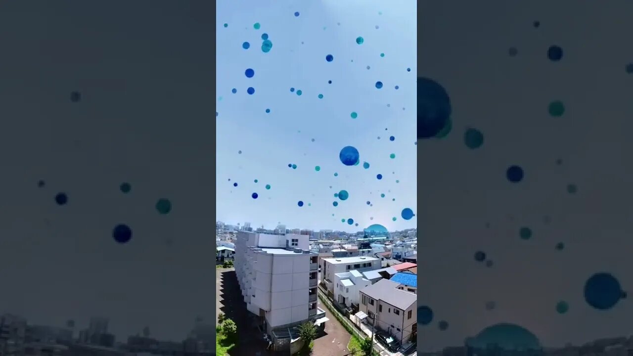 Bubbles 💢 over Japan #shorts #insta360 @Tokyo Scooter Guy