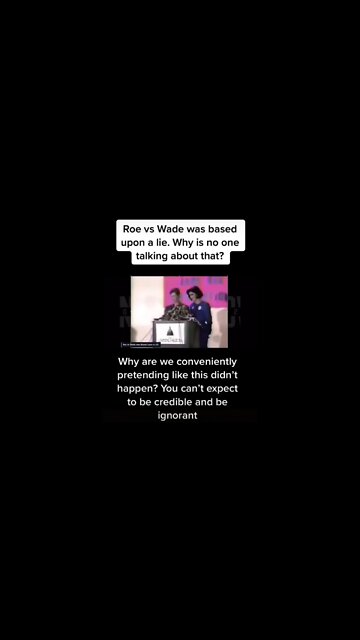 The Roe v Wade origin lie. #roevwade #Roe #shorts