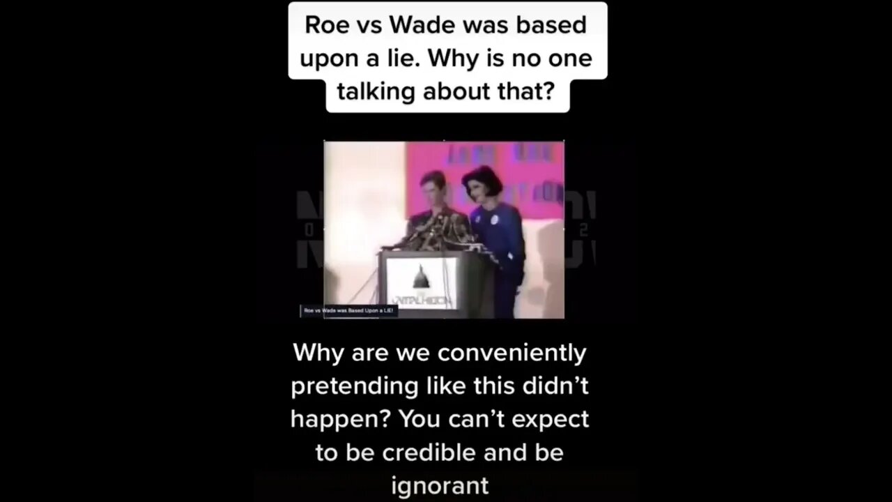 The Roe v Wade origin lie. #roevwade #Roe #shorts