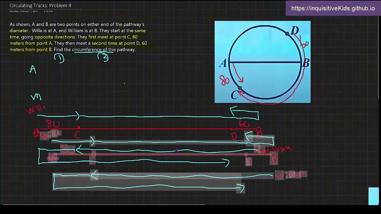 Circulating Tracks: Problem 4