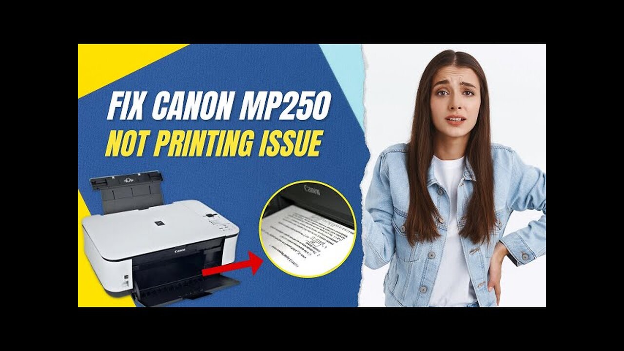 Fix Canon MP250 Not Printing Issue