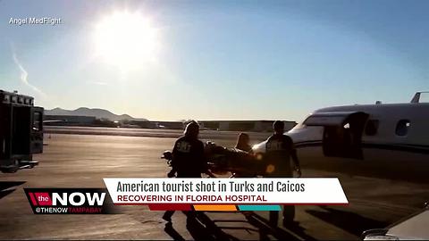 American tourist robbed, shot in Turks and Caicos is medically evacuated to US