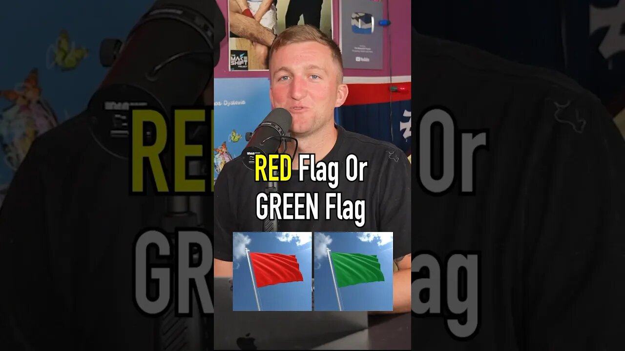 RED FLAG or GREEN FLAG?! 🚩What Do You Think?! #shorts #dating #redflag #relationship #girlfriend