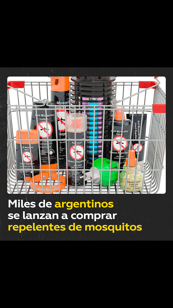 Repelentes de mosquitos se compran masivamente en Argentina