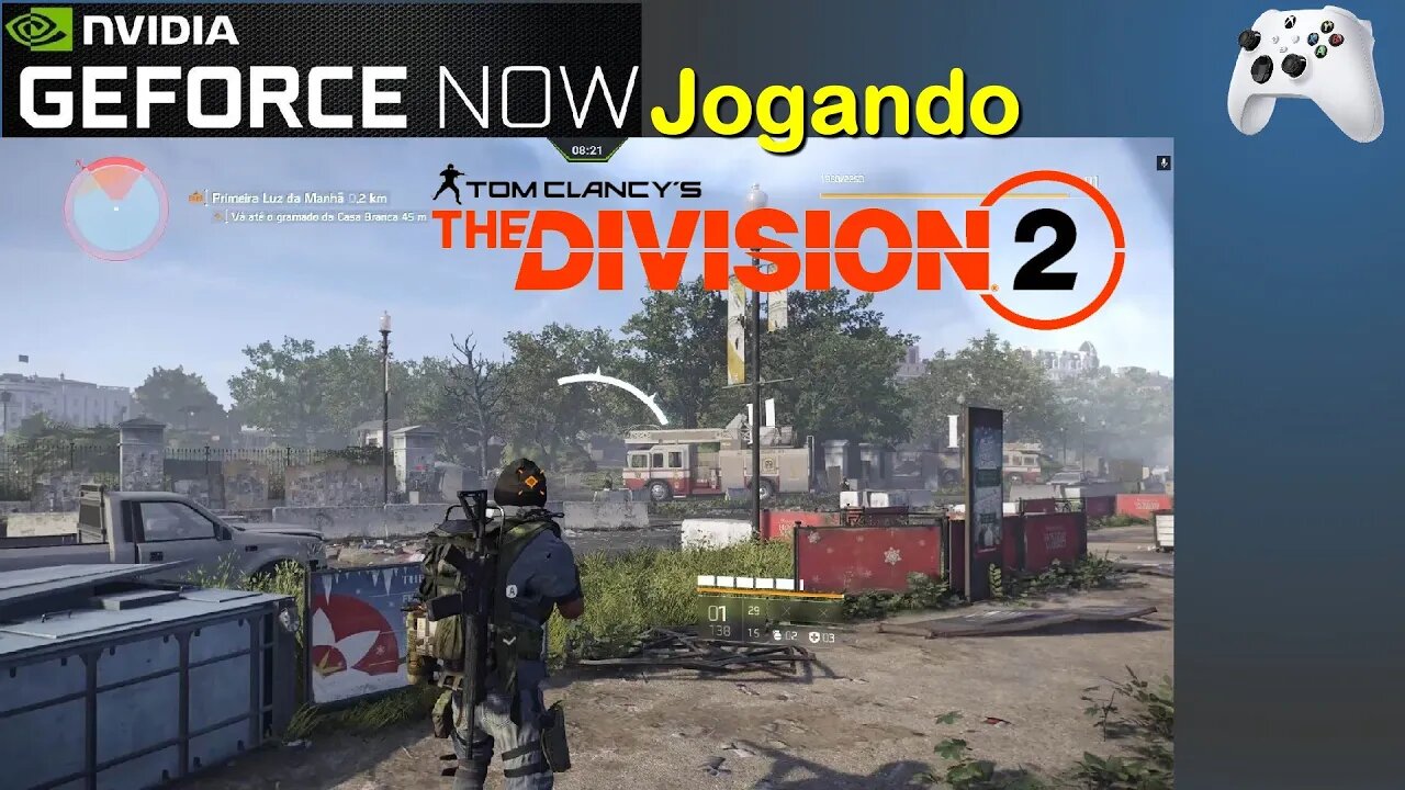 The Division 2, jogando na GeForce Now