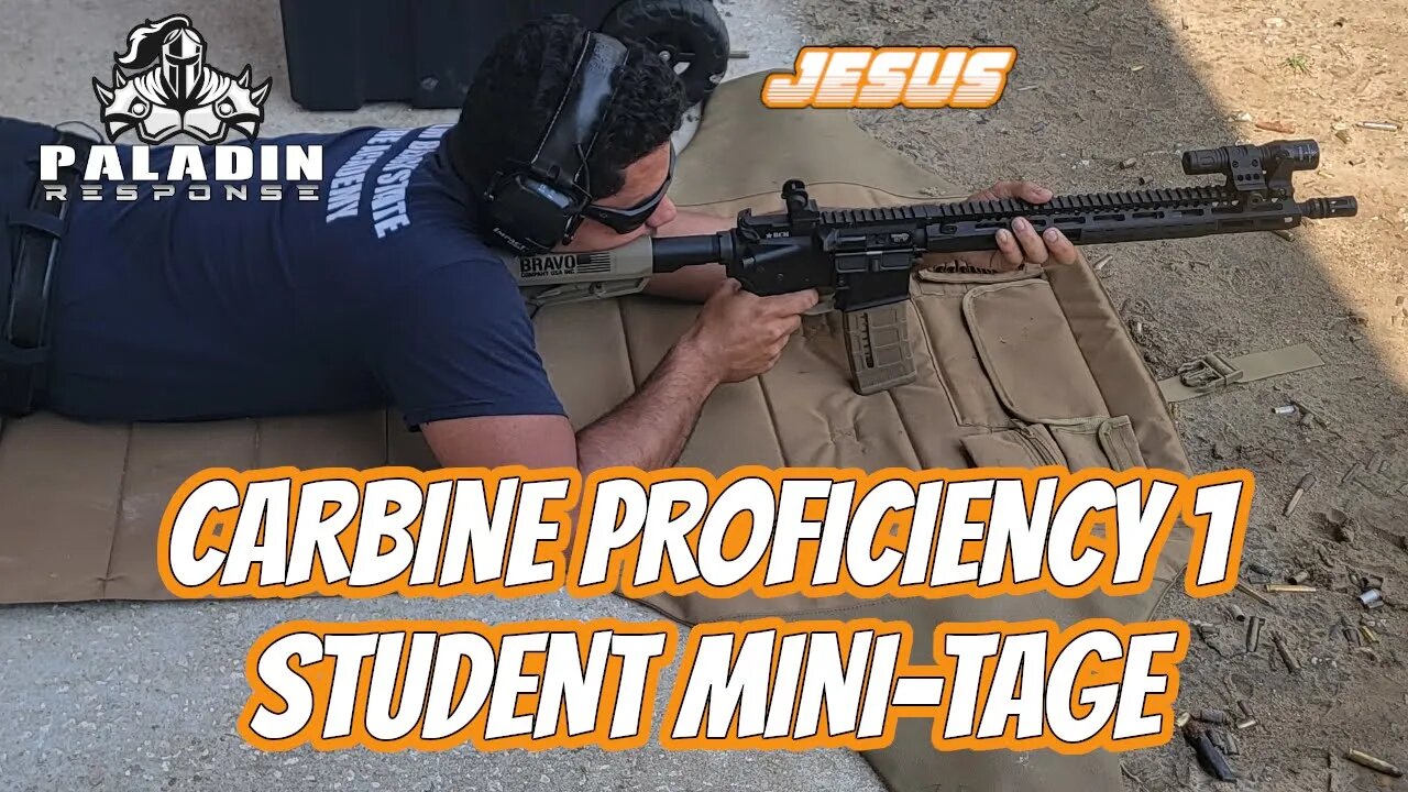 Paladin Response - Carbine-Rifle Proficiency 1 - Student Mini-Tag - Jesus the First Responder!