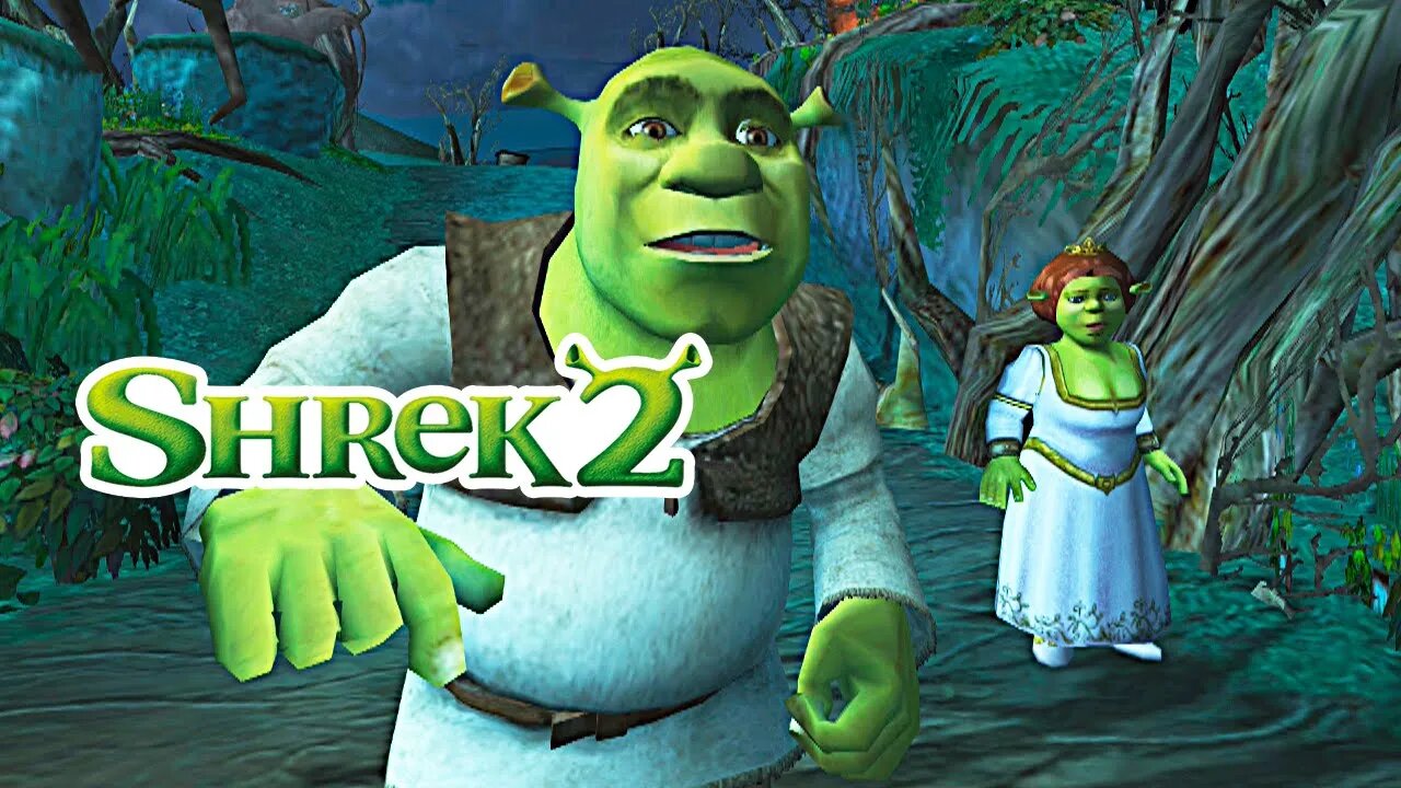 SHREK 2 (PS2) #3 - A floresta assustadora com a Chapeuzinho Vermelho! (Legendado em PT-BR)