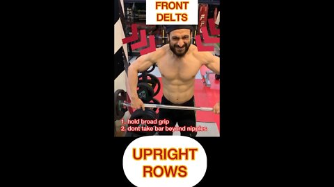 HOW TO UPRIGHT ROWS WITH SAFETY #shorts #youtubeshorts