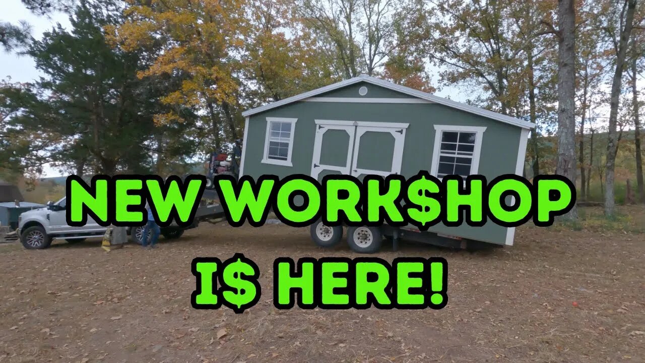 I Will Create Extra Income In This New Portable Building! New Workshop Delivery