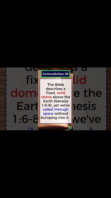 Contradiction 30 #shorts #religion #god #BibleFacts #ReligionDebate #atheist #dawkins #biblical