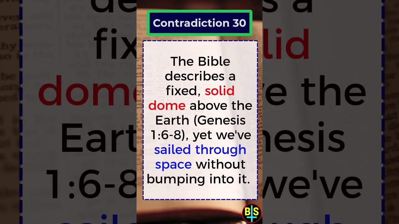 Contradiction 30 #shorts #religion #god #BibleFacts #ReligionDebate #atheist #dawkins #biblical