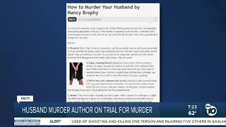 Fact or Fiction: Husband murder author on trial?