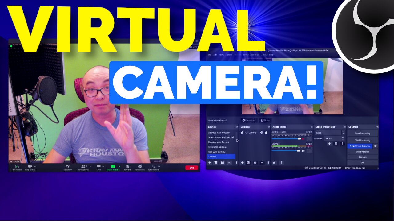 How To Use OBS Virtual Camera Quick & Easy!