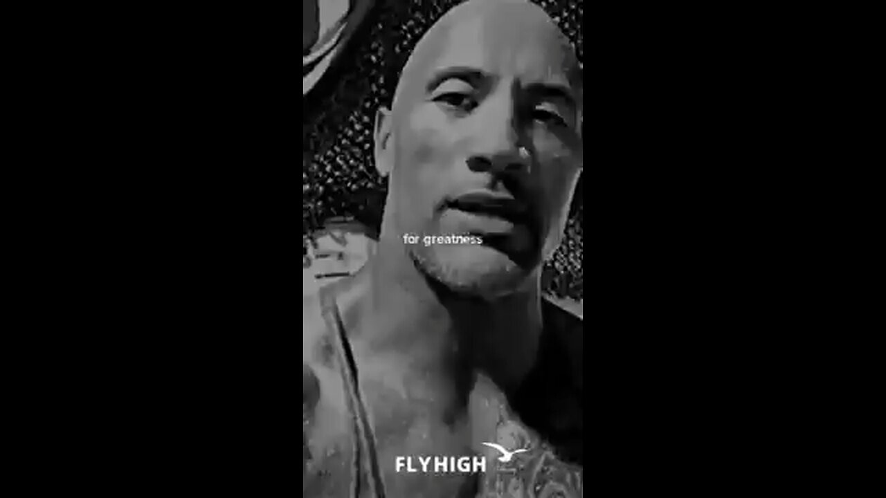 "starving for success by Dwayne Johnson motivational speech!"