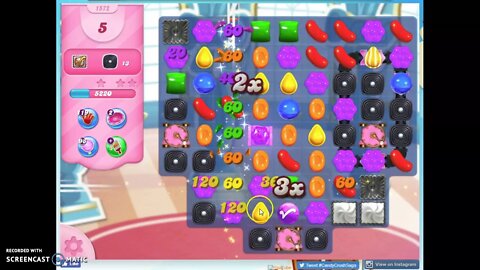 Candy Crush Level 1572 Audio Talkthrough, 3 Stars 0 Boosters